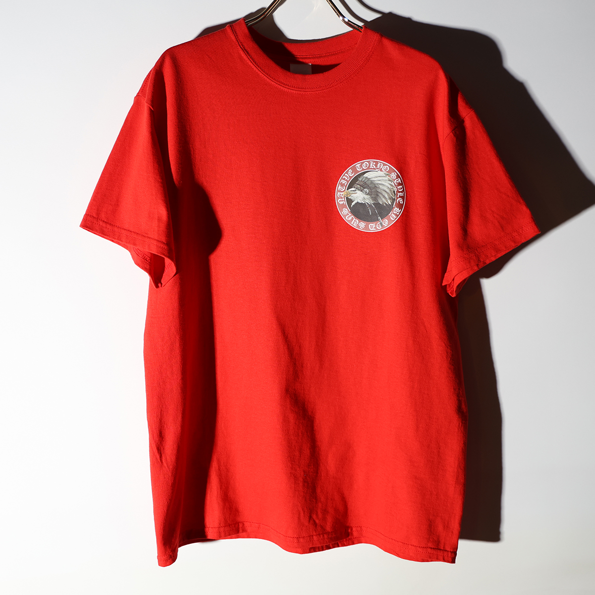 Eagle Indian Tee(RED)OLD ENGLISH type